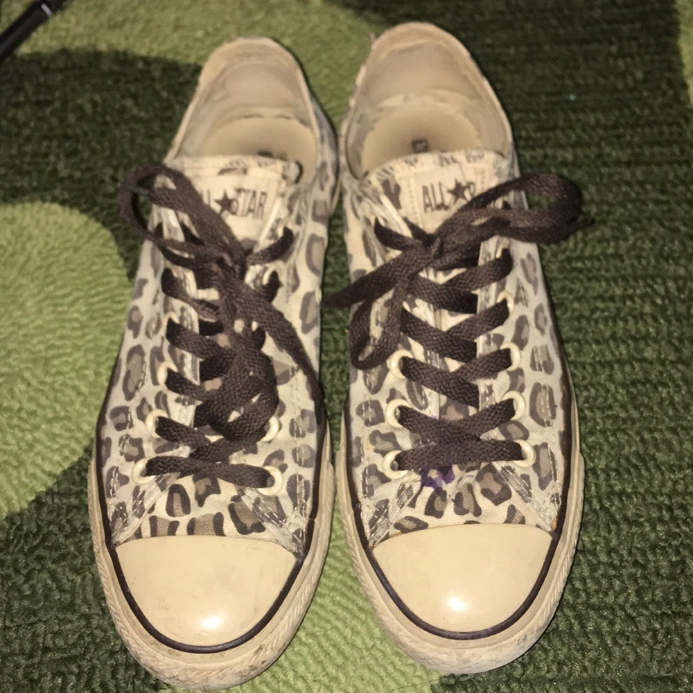 Chuck Taylor RARE Leopard Cheetah Print Sneaksers